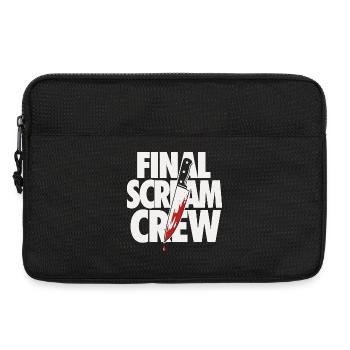 Final Scream Club Horror Design - Laptop bag 13" - black - Front