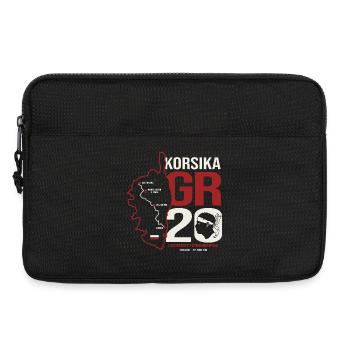 GR20 Finisher Korsika Trekking Wanderung Wanderer  - Laptoptasche 13" - Schwarz - Vorne