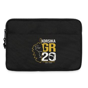 GR20 Finisher Korsika Trekking Wanderung T-shirt - Laptoptasche 13" - Schwarz - Vorne