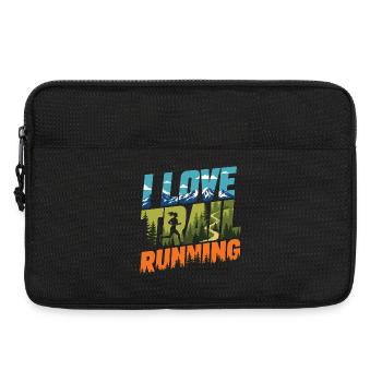Ich liebe Trailrunning - Laptoptasche 13" - Schwarz - Vorne