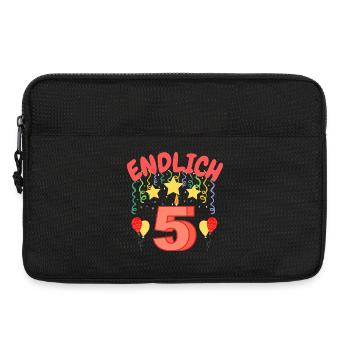 Endlich 5 - Laptoptasche 13" - Schwarz - Vorne