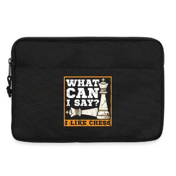 Chess Chess Player Chessboard - Laptop bag 13" - black - Front