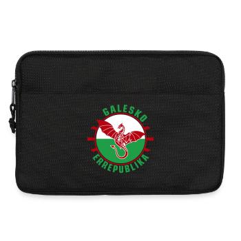 Galesko Errepublika – Walisische Republik - Laptoptasche 13" - Schwarz - Vorne