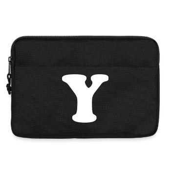 Großes Y Stil-Print | Buchstabe Y | Y Logo - Laptoptasche 13" - Schwarz - Vorne