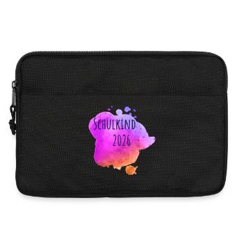 Schulkind 2026 - Laptoptasche 13" - Schwarz - Vorne