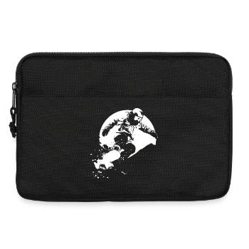 Snowboarder Drawing - Laptop bag 13" - black - Front