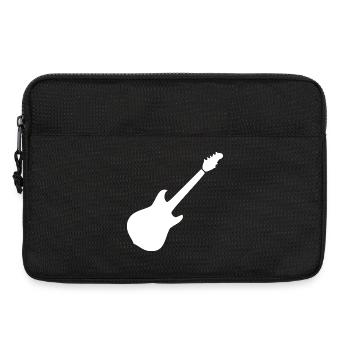 Musicien Cadeau pour la Musique de Guitare - Sacoche pour ordinateur portable 13 pouces - noir - Devant
