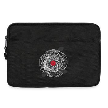 Vinyl - Laptop bag 13" - black - Front