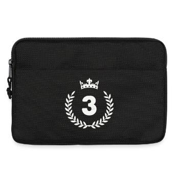 3_kranz_krone- - Sacoche pour ordinateur portable 13 pouces - noir - Devant