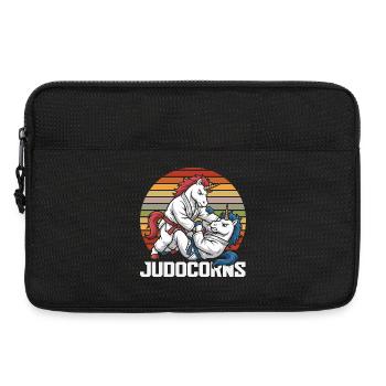 Judocorns Unicorns Judo Arts Martiaux Rétro - Sacoche pour ordinateur portable 13 pouces - noir - Devant