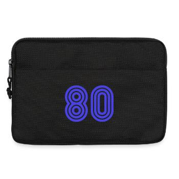 80. 80 YEARS. 80th ANNIVERSARY. 80 YEARS ANNIVERSARY. - Laptop bag 13" - black - Front