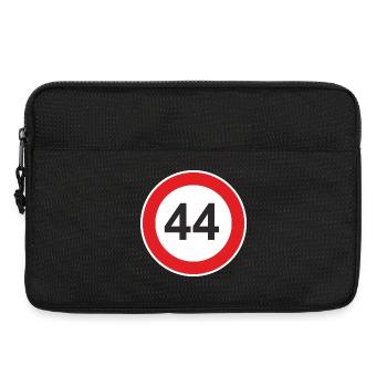 44 forty-four birthday speed limit - Laptop bag 13" - black - Front