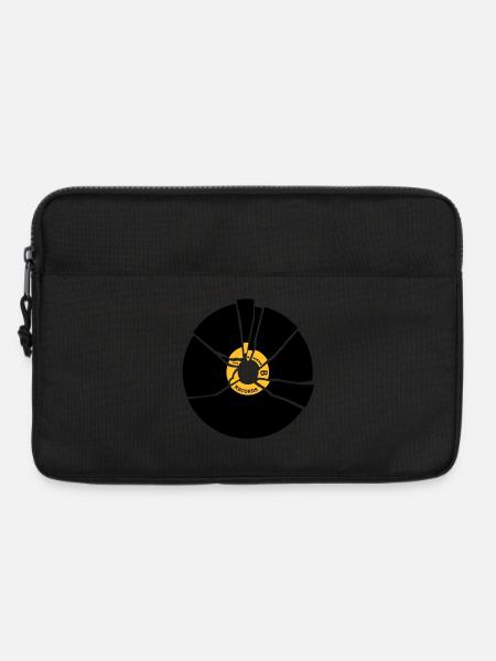 broken record cd vinyl - Laptoptasche 13" - Schwarz