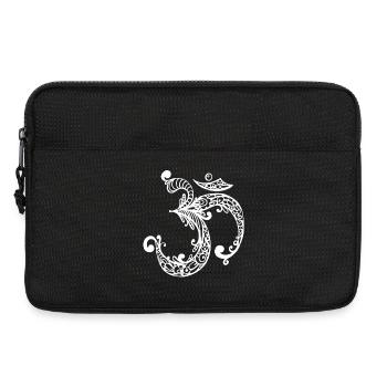 Om sign - Laptop bag 13" - black - Front