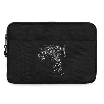 Tribal Stadt / Design Hintergrund Element - Laptoptasche 13" - Schwarz - Vorne