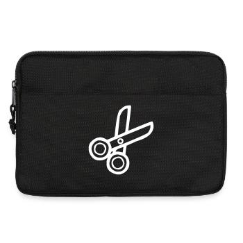 Schere zum Schneiden - Laptoptasche 13" - Schwarz - Vorne