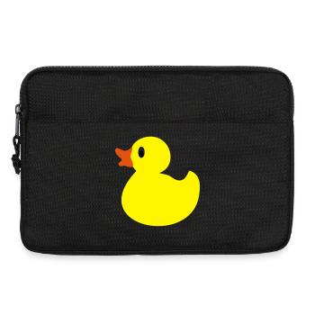 rubber duck - Laptop bag 13" - black - Front