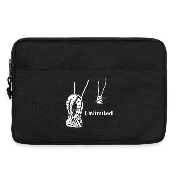 Unlimited - Laufdesign - Laptoptasche 13" - Schwarz - Vorne