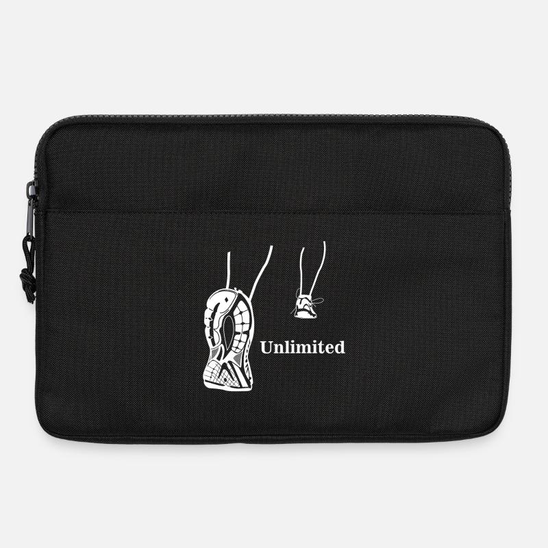 Unlimited - Laufdesign - Laptoptasche 13" - Schwarz