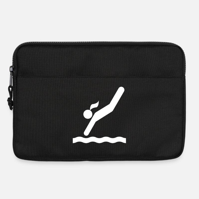 Tower jumping - Laptop bag 13" - black