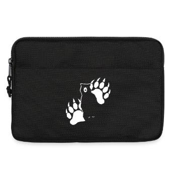 Grizzli-Bär - Laptoptasche 13" - Schwarz - Vorne