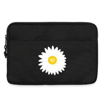Blume weiß weiße Blumen Geschenk Muttertag Mutter - Laptoptasche 13" - Schwarz - Vorne