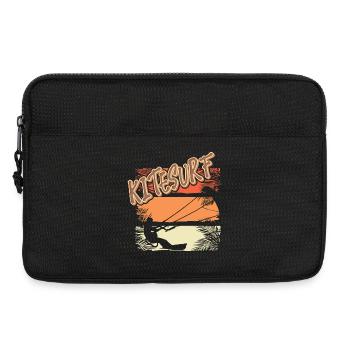 Kitesurfen Kitesurf Kitesurfer Kiteboard - Laptop bag 13" - black - Front