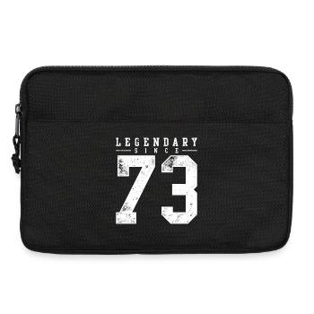 Legendary Since 73 Vintage Crest - Laptop bag 13" - black - Front