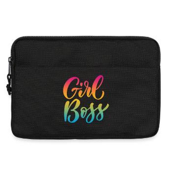 Mädchen - Laptoptasche 13" - Schwarz - Vorne