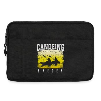 Canoeing Schweden - Kanusport - Rafting Kayak Kanu - Laptoptasche 13" - Schwarz - Vorne
