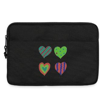 Variation cardiaque - Sacoche pour ordinateur portable 13 pouces - noir - Devant
