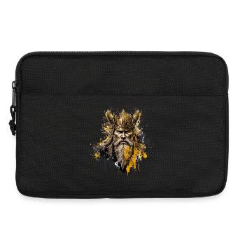 Viking ink splatter style - Laptoptasche 13" - Schwarz - Vorne