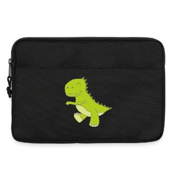 Dino petit - Sacoche pour ordinateur portable 13 pouces - noir - Devant