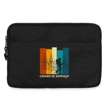 Camino de Santiago Buen Camino - Frauen - Laptoptasche 13" - Schwarz - Vorne