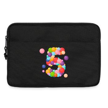 I am 5 years old, birthday 5 years, 5 years old - Laptop bag 13" - black - Front