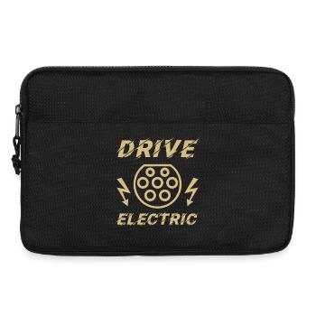 Drive Electric Typ 2 Stecker Supercharge Elektro - Laptoptasche 13" - Schwarz - Vorne