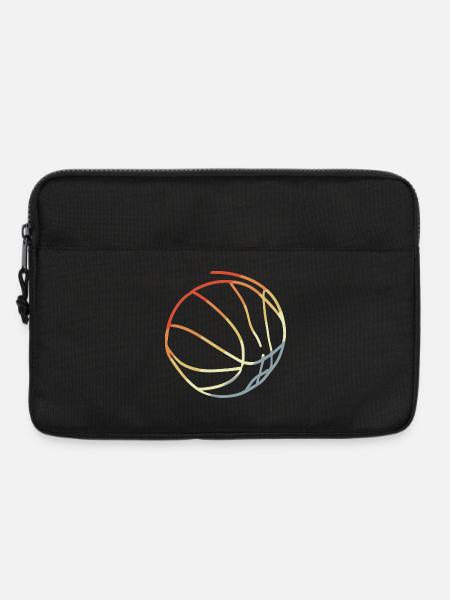 Basketball Retro Stil - Laptoptasche 13" - Schwarz