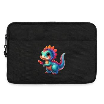 Dinosaurier - Laptoptasche 13" - Schwarz - Vorne