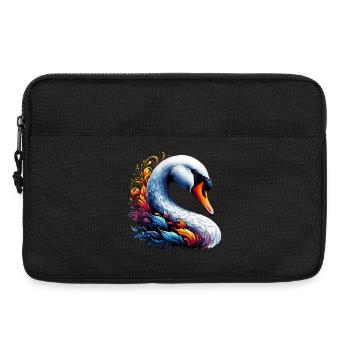 Schwan - Laptoptasche 13" - Schwarz - Vorne