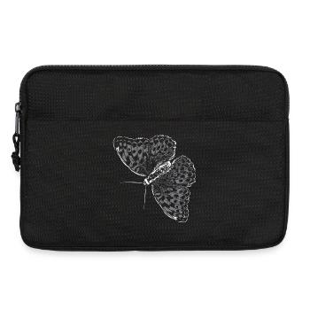 Schmetterling Flügel Falter Butterfly - Laptoptasche 13" - Schwarz - Vorne