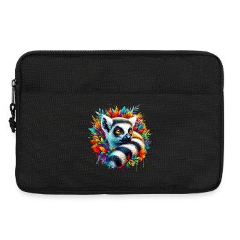 Lémurien - Sacoche pour ordinateur portable 13 pouces - noir - Devant