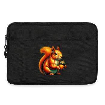 Eichhörnchen - Laptoptasche 13" - Schwarz - Vorne