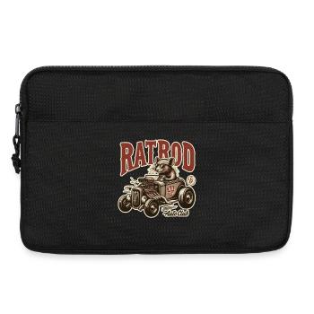 Chemise Ratsking Ratlook – Style rustique personnalisé - Sacoche pour ordinateur portable 13 pouces - noir - Devant