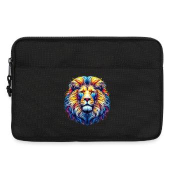 Lion - Laptop bag 13" - black - Front