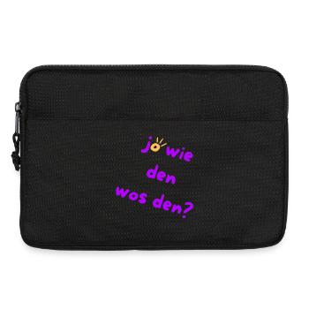 How? Why? Austrian Slang 🤠 - Laptop bag 13" - black - Front