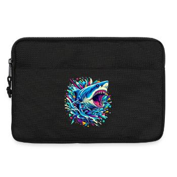 Requin - Sacoche pour ordinateur portable 13 pouces - noir - Devant