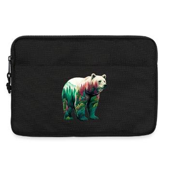 Bear - Laptop bag 13" - black - Front