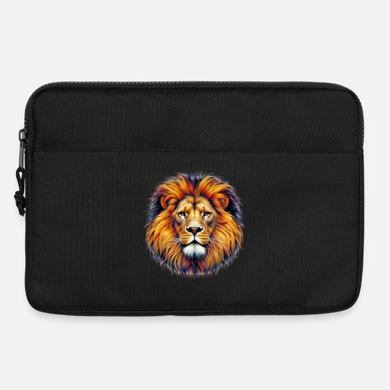Löwe - Laptoptasche 13" - Schwarz