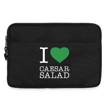 J’ADORE LA SALADE CÉSAR - Sacoche pour ordinateur portable 13 pouces - noir - Devant