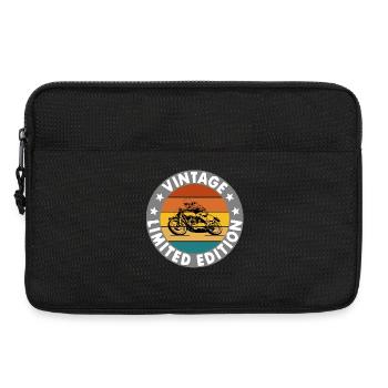 Weinlese - Laptoptasche 13" - Schwarz - Vorne
